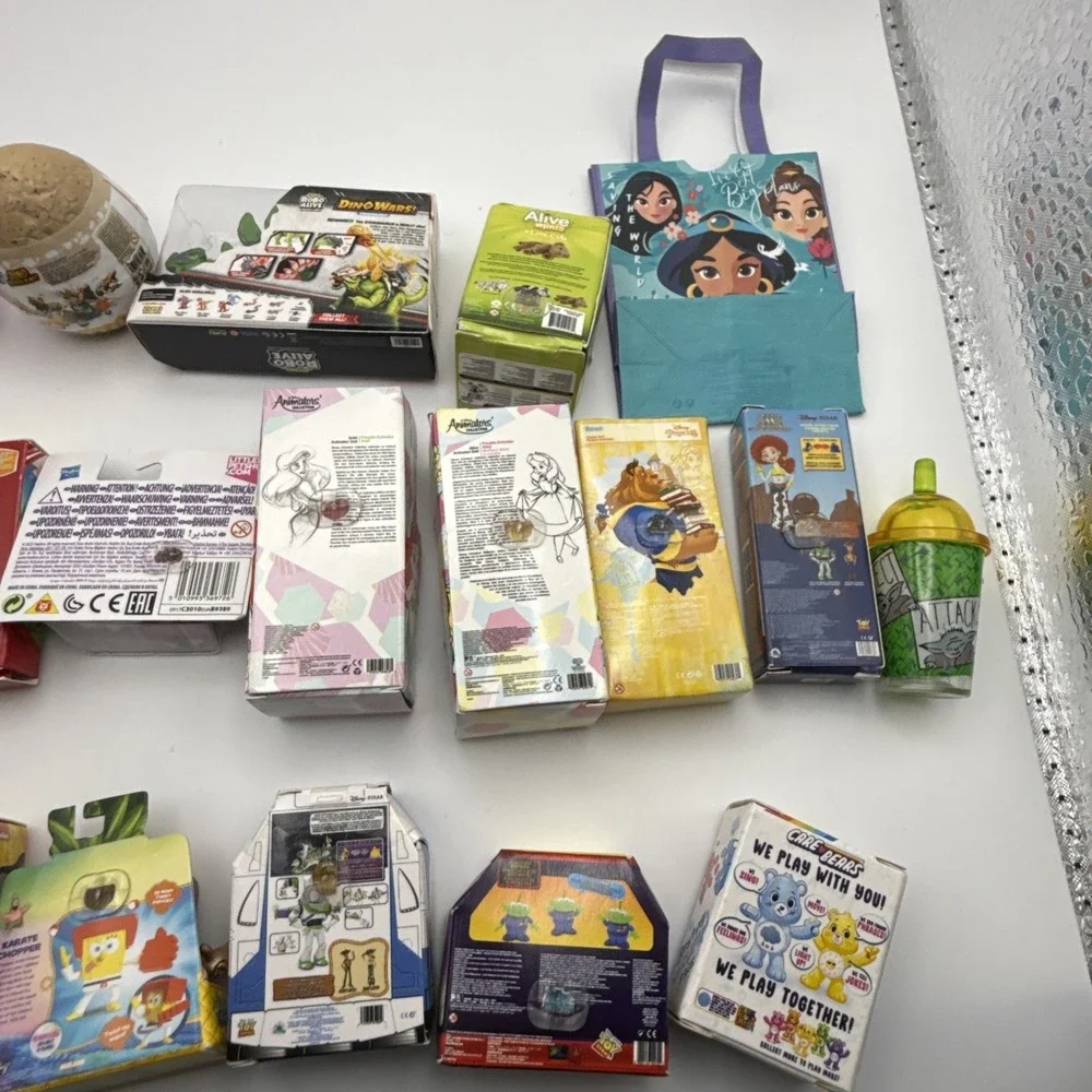 Zuru Toy Mini Brands Lot Of 20 LPS Disney Pixar 2 Gold SpongeBobs Dino Alive